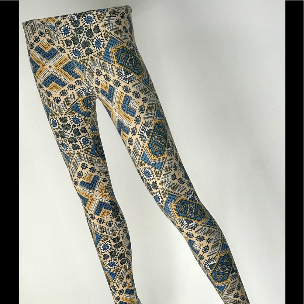 LulaRoe Azteca Leggings - New - Size Tween